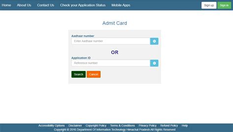 hpsssb home page.